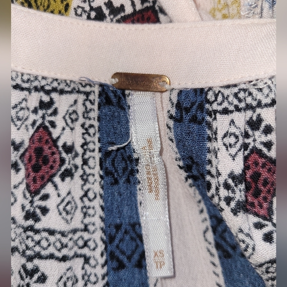 Free People Portobello Road Split Sleeve Dress, VGUC, Size S - Picture 9 of 10
